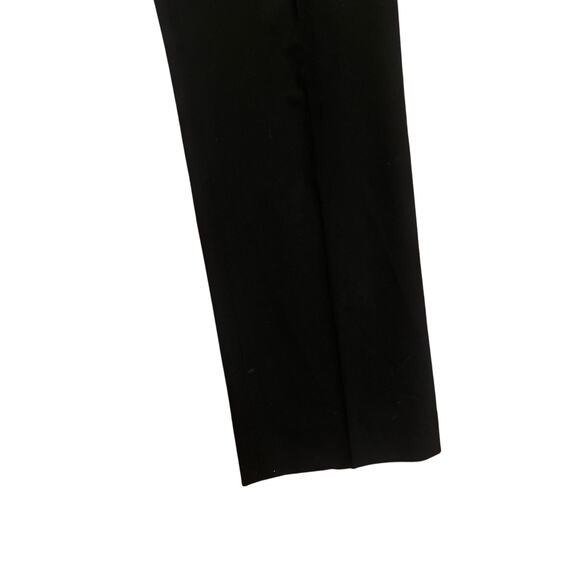 Women 8 Lafayette 148 New York Irving Black Pants Wool Trousers Straight Leg - Picture 3 of 7